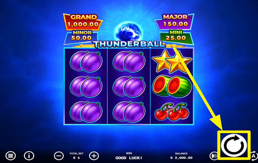 Thunder Ball КРУТИТЕ ВРАЩЕНИЯ БАРАБАНОВ.