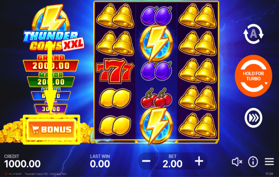 Thunder Coins XXL APROVECHA LA BONIFICACIÓN.