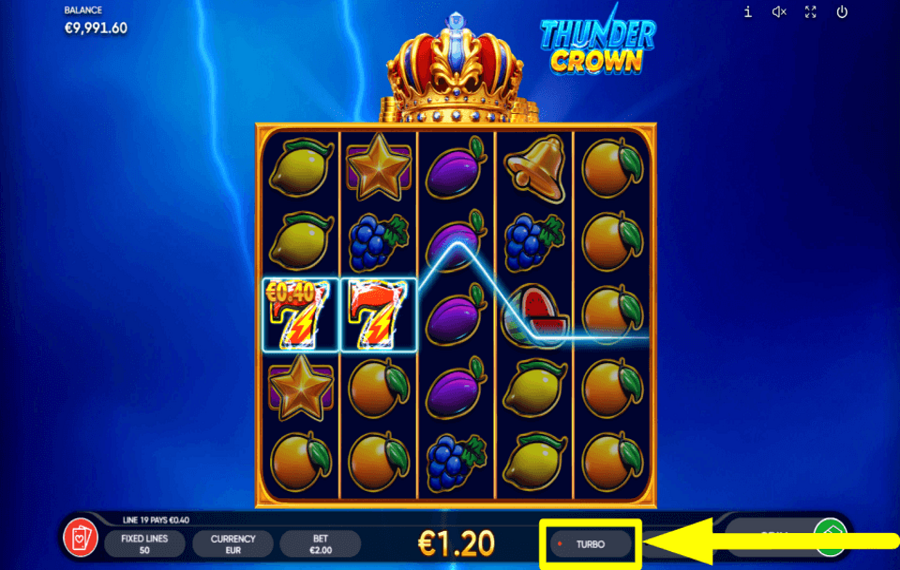 Thunder Crown AUMENTA IL RITMO.