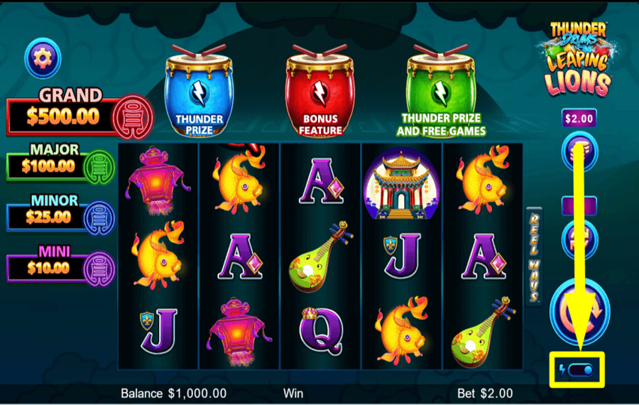 Thunder Drums Leaping Lions ВКЛЮЧИТЬ РЕЖИМ ТУРБО.