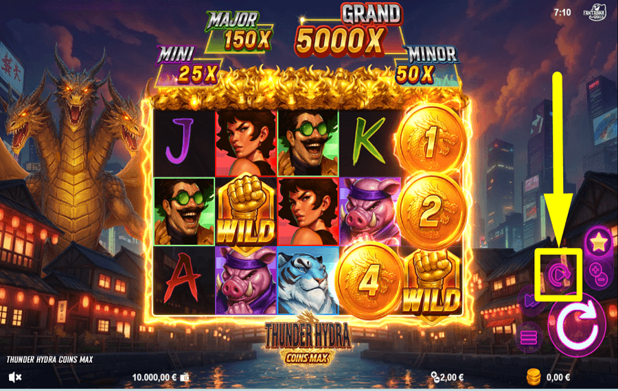 Thunder Hydra Coins Max ПРОДОЛЖИТЬ В АВТОМАТИЧЕСКОМ РЕЖИМЕ.
