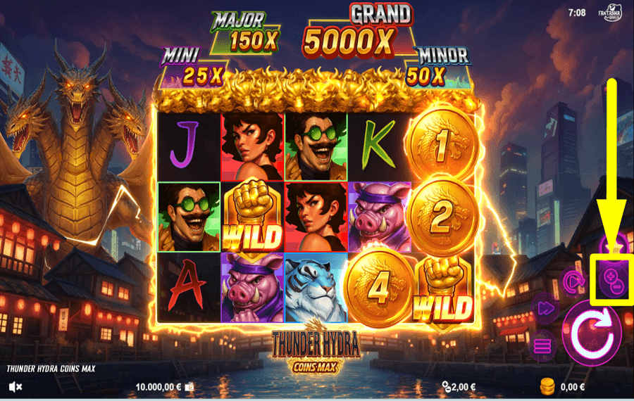 Thunder Hydra Coins Max ВЫБЕРИТЕ СВОЮ СТАВКУ.