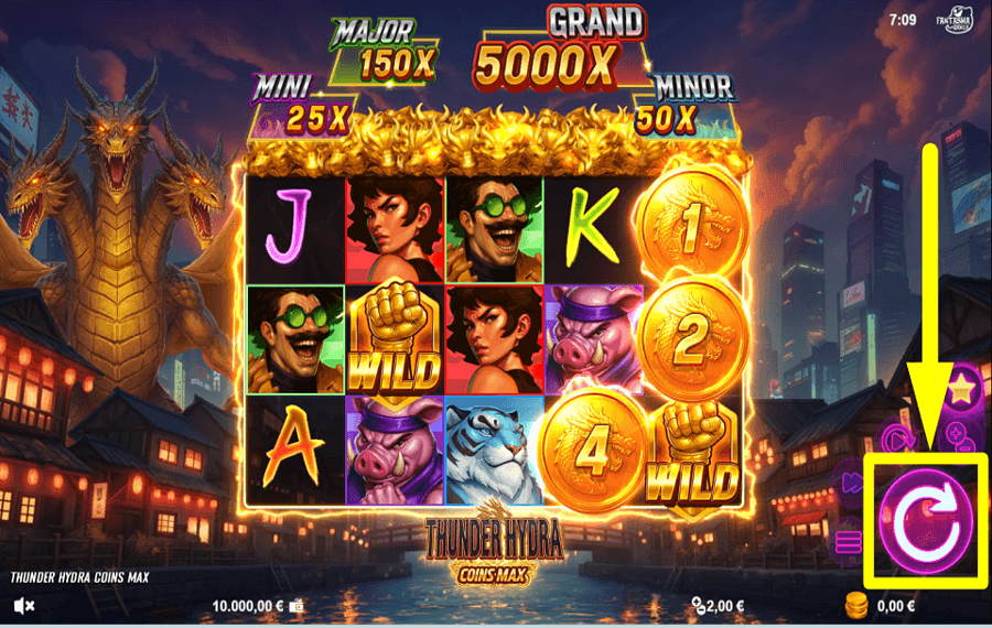 Thunder Hydra Coins Max НАЧНИТЕ ИГРАТЬ В АЗАРТНЫЕ ИГРЫ.