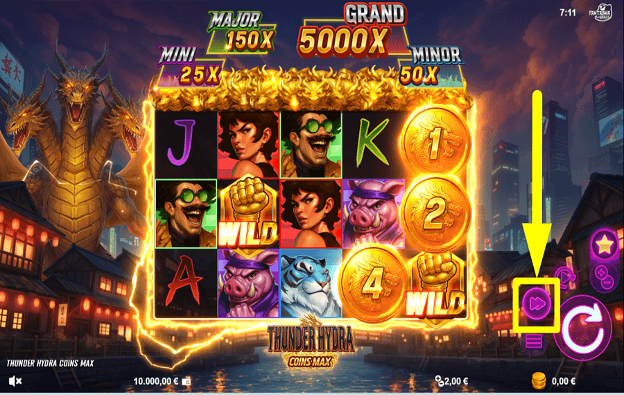 Thunder Hydra Coins Max КОНТРОЛИРУЙТЕ СВОЙ ТЕМП.