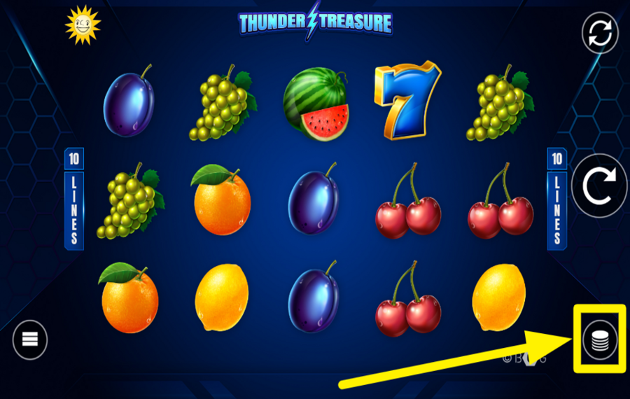 Thunder Treasure PASSEN SIE IHREN EINSATZ AN.