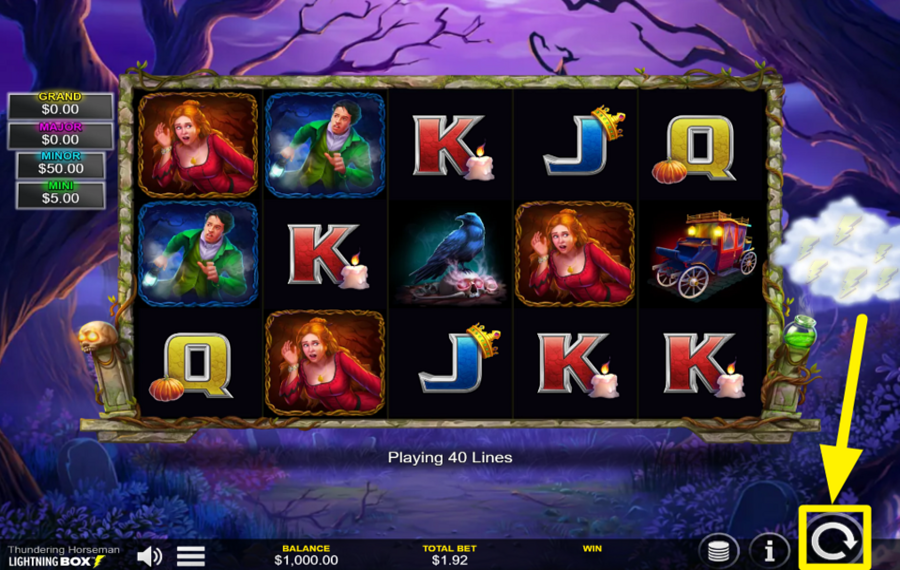 Thundering Horseman SPIN FOR SUCCESS!