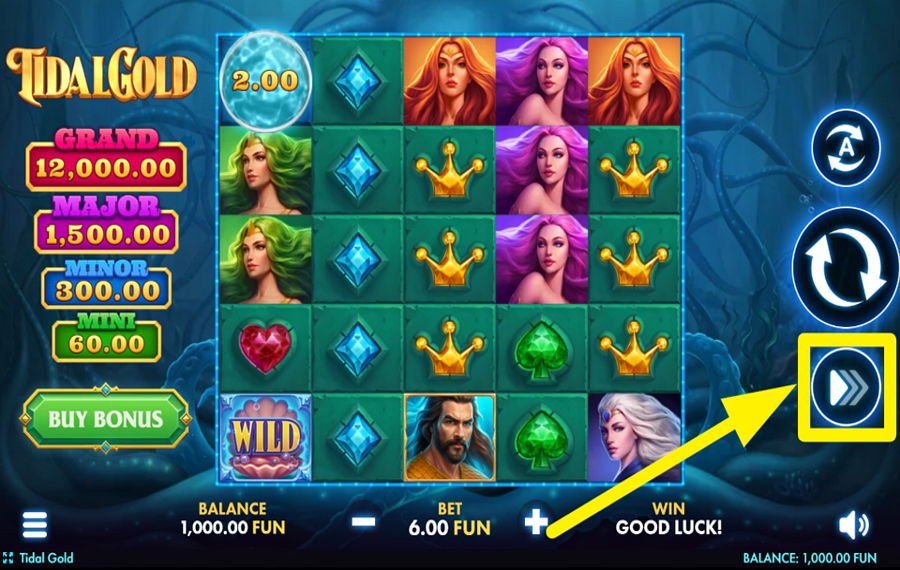 Tidal Gold УВЕЛИЧЬТЕ СКОРОСТЬ.