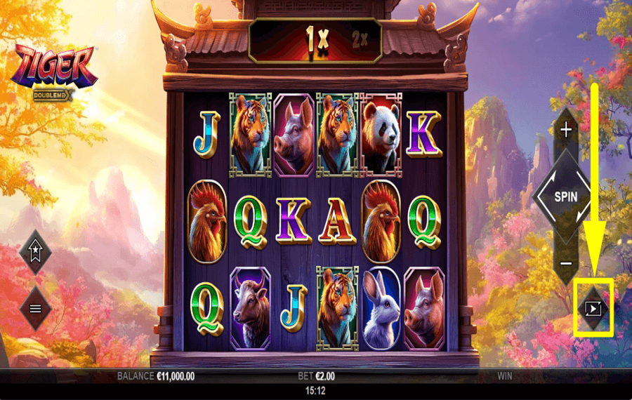 Tiger Doublemax WÄHLEN SIE AUTOPLAY.