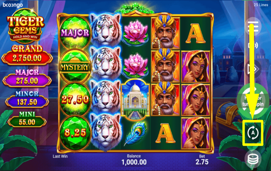 Tiger Gems ПРОДОЛЖИТЕ АВТОИГРУ.