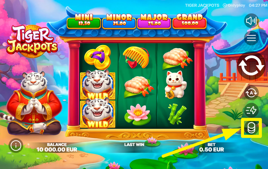 Tiger Jackpots ENTSCHEIDEN SIE SICH FÜR IHREN EINSATZ.