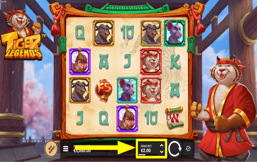 Tiger Legends ELIGE TU APUESTA.