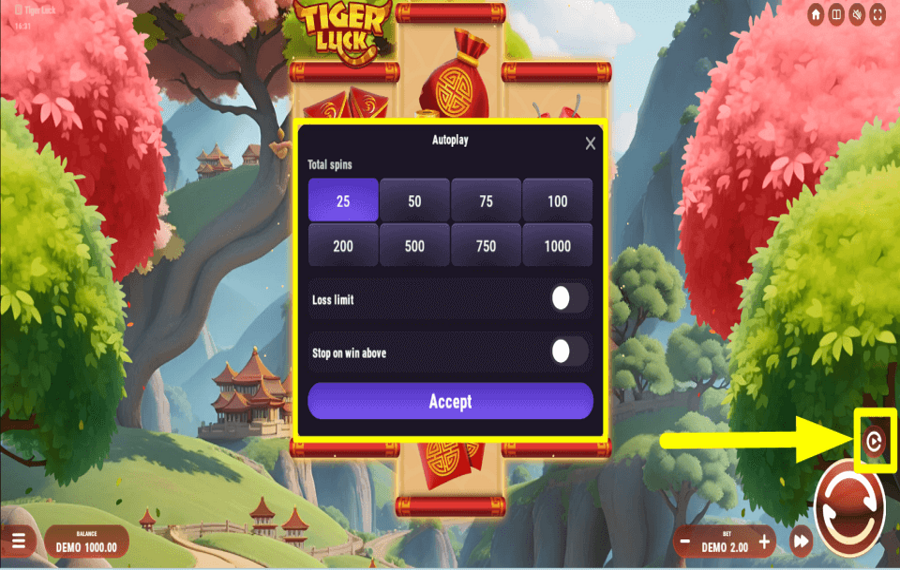 Tiger Luck ПРОДОЛЖИТЕ АВТОИГРУ.