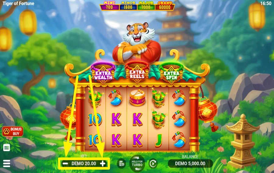 Tiger of Fortune DECIDI LA TUA SCOMMESSA.