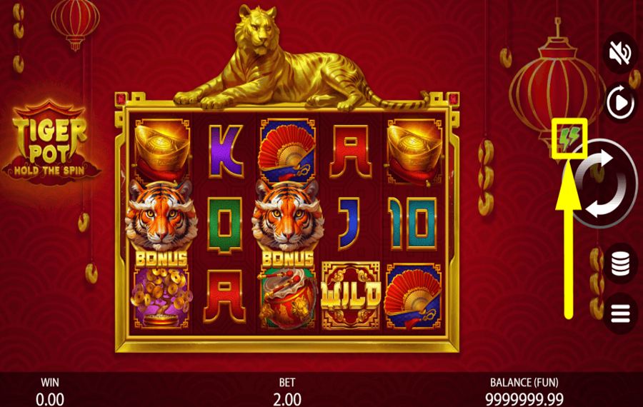 Tiger Pot Hold the Spin ACELERA EL JUEGO.