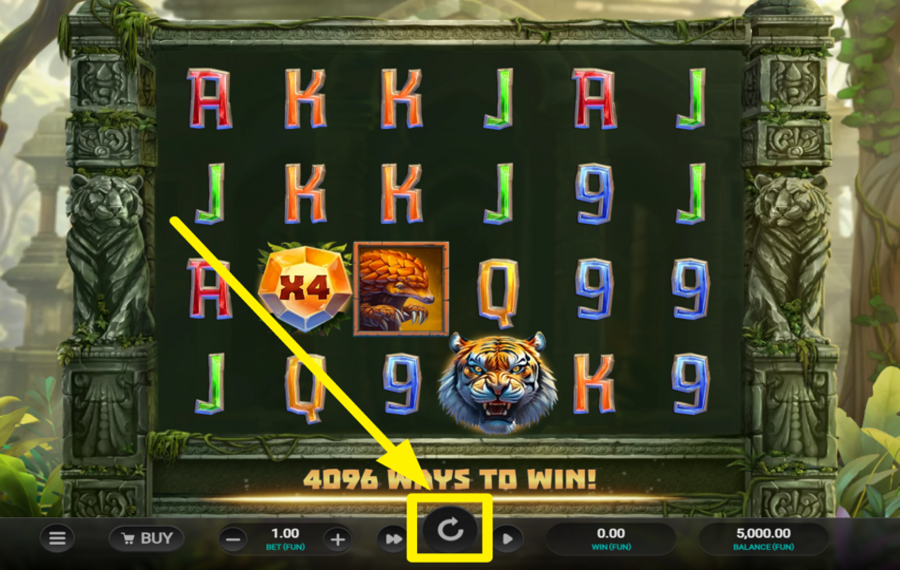 Tiger Shrine SPIN THE REELS.