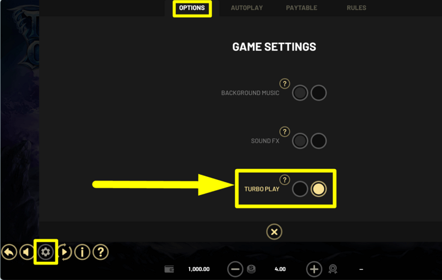 Tigers Claw ACCELERA IL GIOCO.