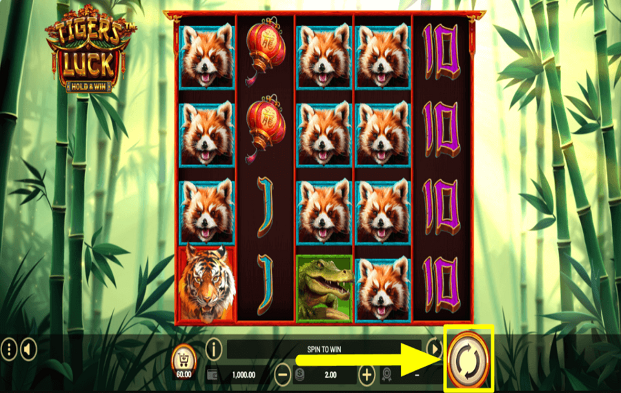 Tigers Luck Hold and Win DREHE UM ZU GEWINNEN.