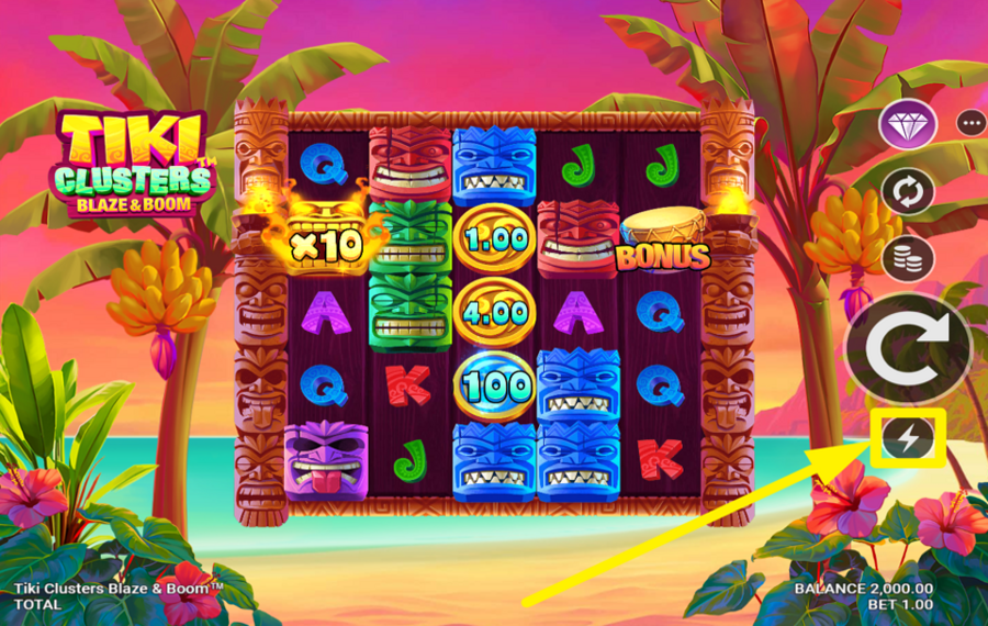 Tiki Clusters Blaze and Boom CHANGE THE SPEED.