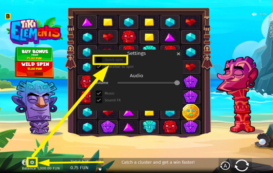 Tiki Elements УСКОРЬТЕ ДЕЙСТВИЕ.