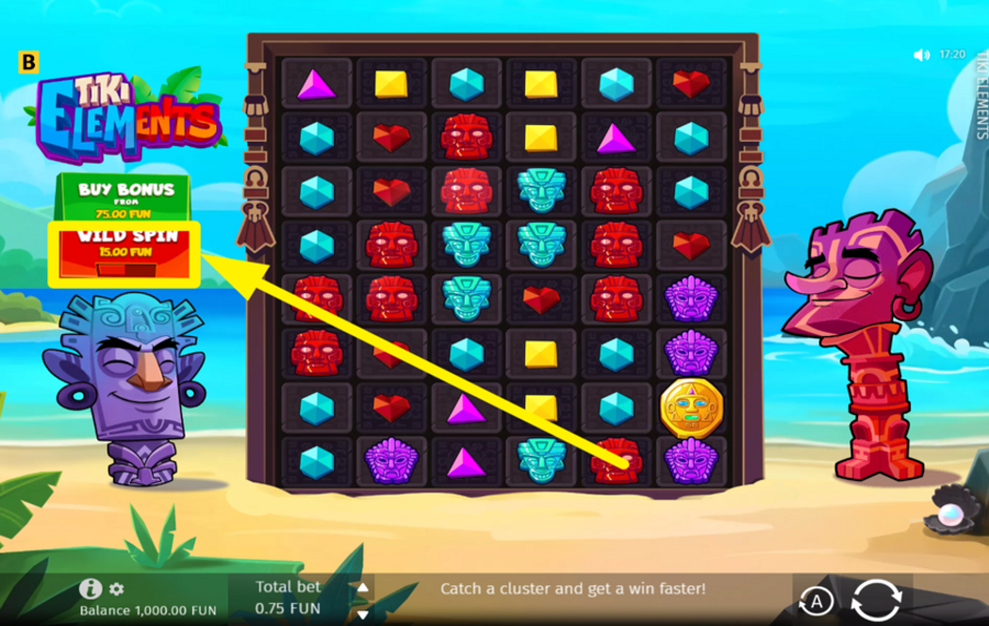 Tiki Elements УВЕЛИЧЬТЕ СВОЮ СТАВКУ.