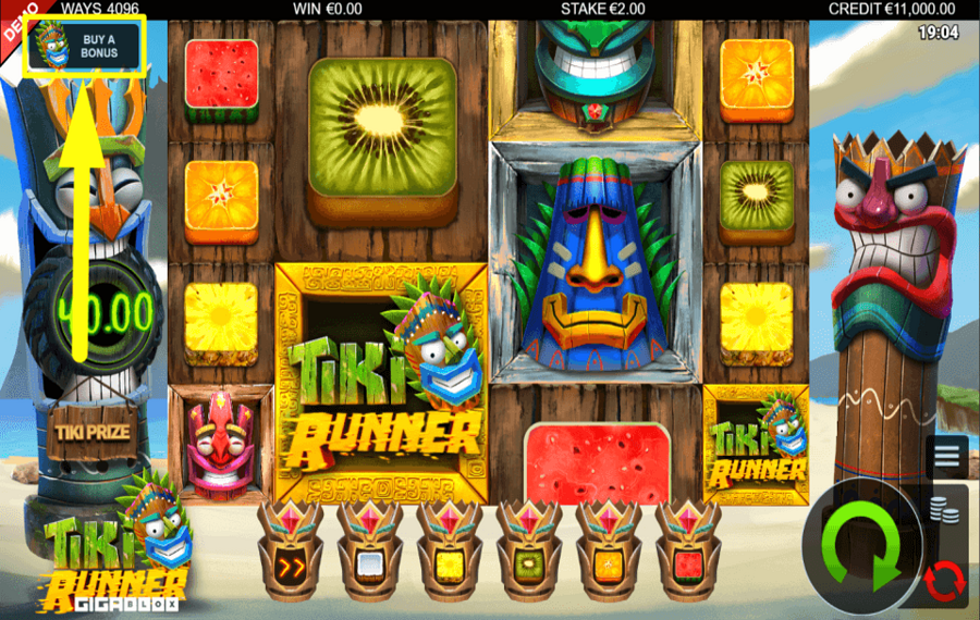 Tiki Runner GigaBlox ПЛАТИТЬ ЗА ФРИСПИНЫ.