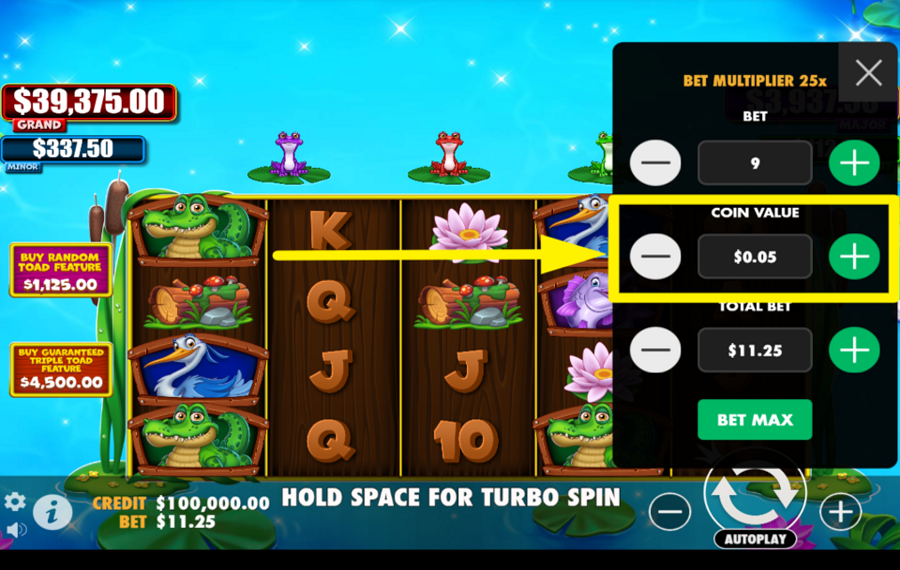 Tiny Toads DETERMINE YOUR COIN VALUE.