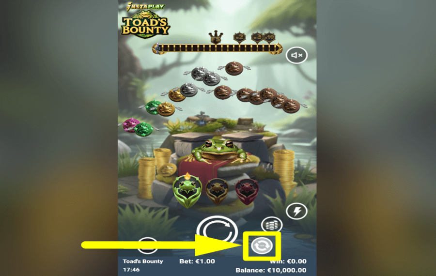 Toads Bounty START AUTOPLAY.