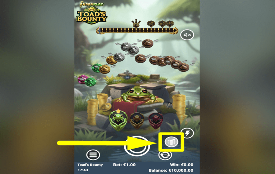 Toads Bounty SET THE STAKE.