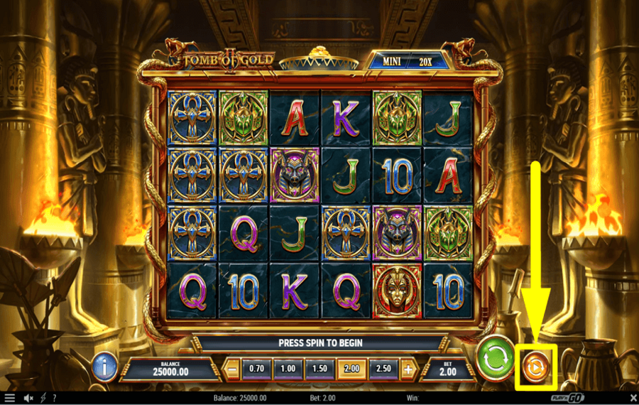 Tomb of Gold 2 DÉMARRER LA LECTURE AUTOMATIQUE.