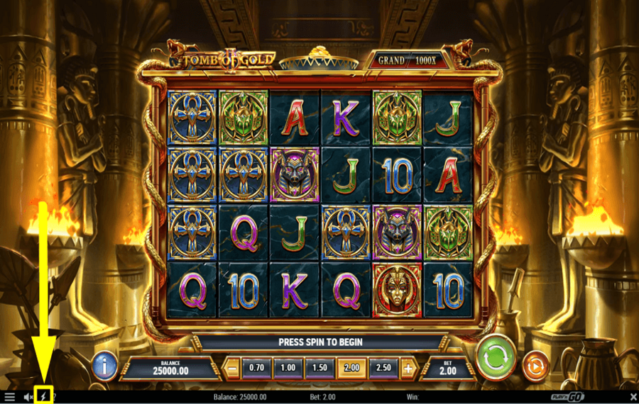 Tomb of Gold 2 ACCÉLÉREZ LE JEU.