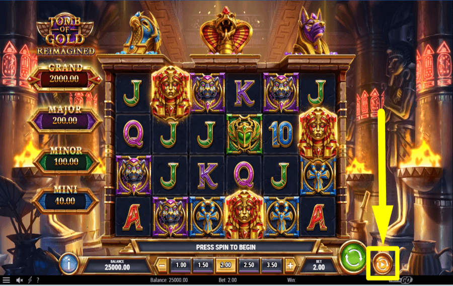 Tomb of Gold Reimagined CHOOSE AUTOPLAY.