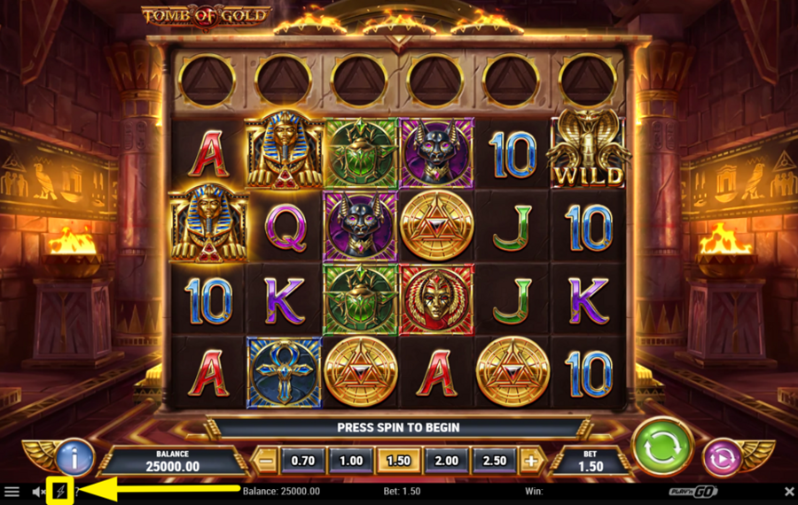 Tomb of Gold ACCÉLÉREZ L'ACTION !