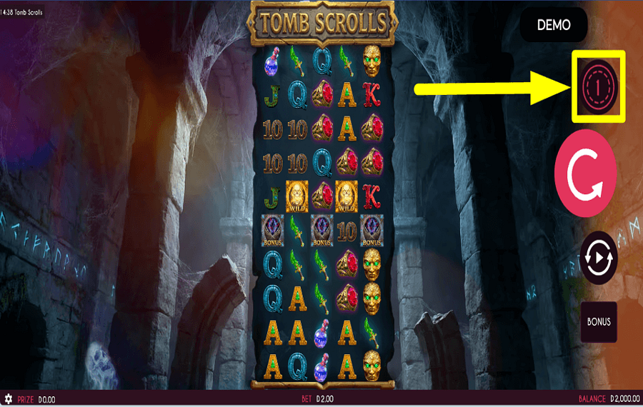 Tomb Scrolls WÄHLEN SIE IHREN EINSATZ.