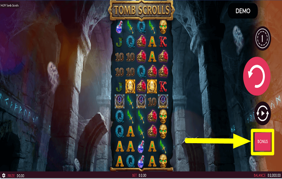 Tomb Scrolls SICHERN SIE SICH DEN BONUS.