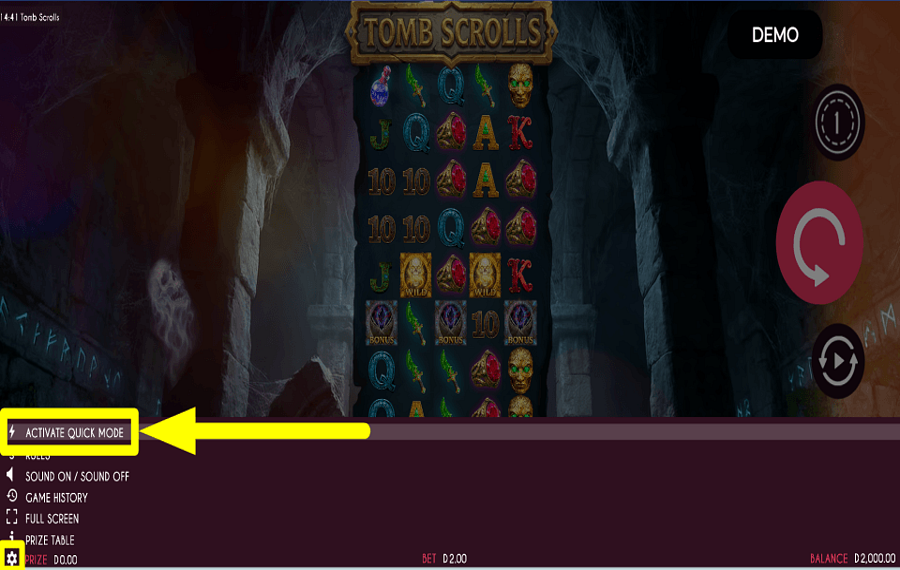 Tomb Scrolls ÄNDERE DEIN TEMPO.