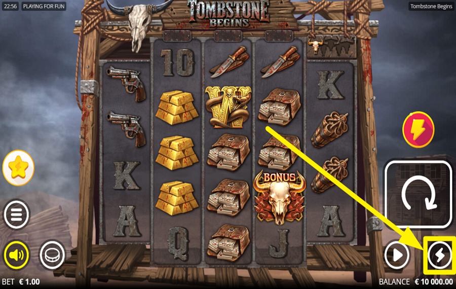 Tombstone Begins ACCELERATE THE SPINS.