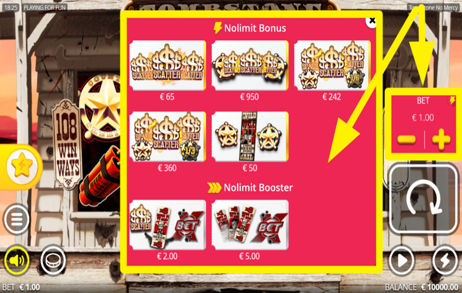 Tombstone No Mercy ACTIVA UNA FUNCIÓN ADICIONAL.