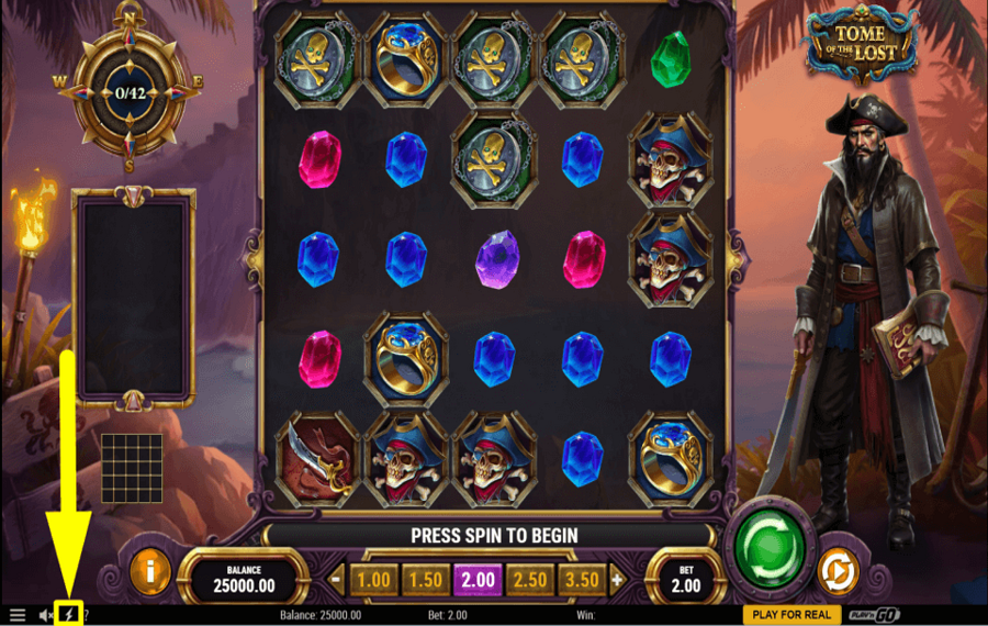 Tome of the Lost CONTRÔLEZ LA VITESSE D'ESSORAGE.