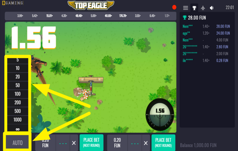 Top Eagle ENABLE AUTOPLAY.