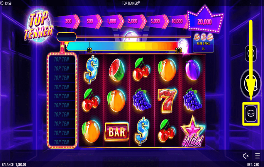 Top Tenner ОПРЕДЕЛИТЕ СВОЮ СТАВКУ.