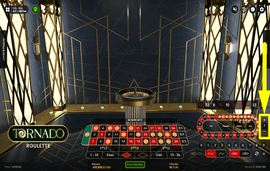 Tornado Roulette FIXEZ DES PARIS DIRECTS.