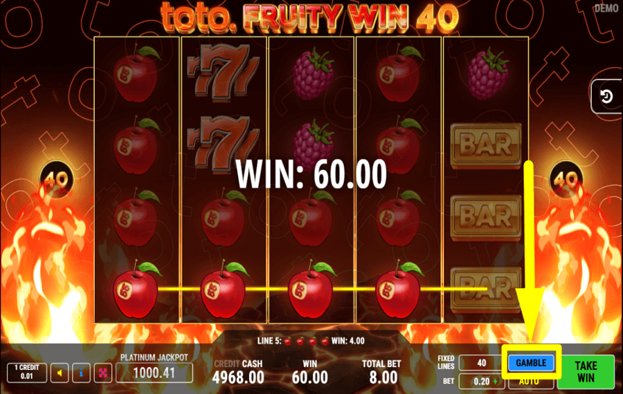 Toto Fruity Win 40 РИСКНИТЕ.