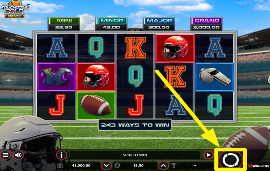 Touchdown Gold PARTICIPATE IN THE FUN!