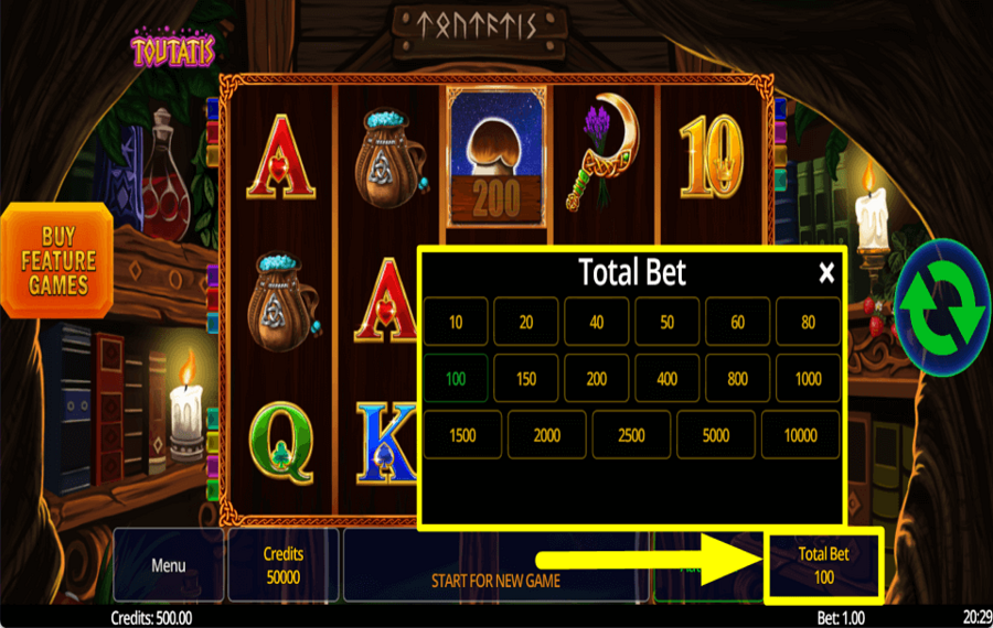 Toutatis ИЗМЕНИТЕ СТАВКУ.