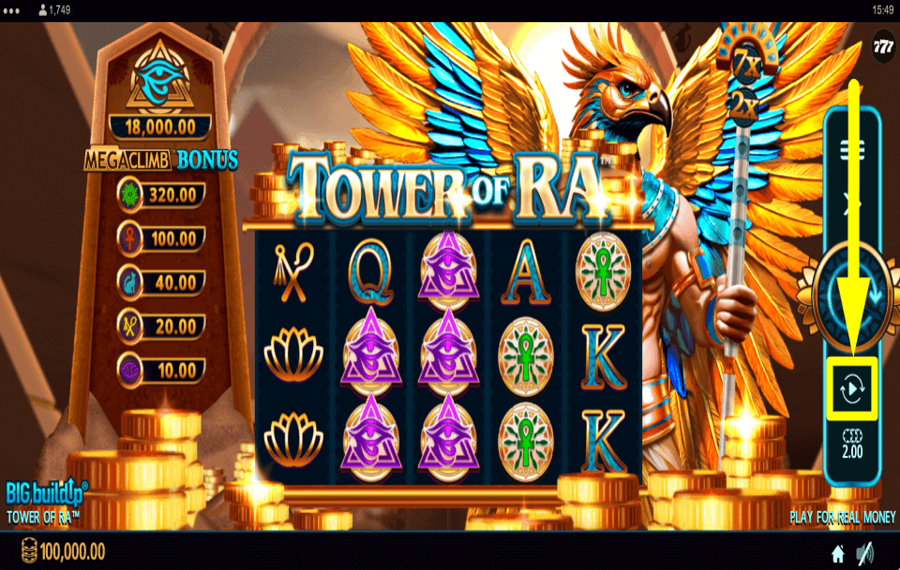 Tower of Ra ВКЛЮЧИТЬ АВТОВОСПРОИЗВЕДЕНИЕ.