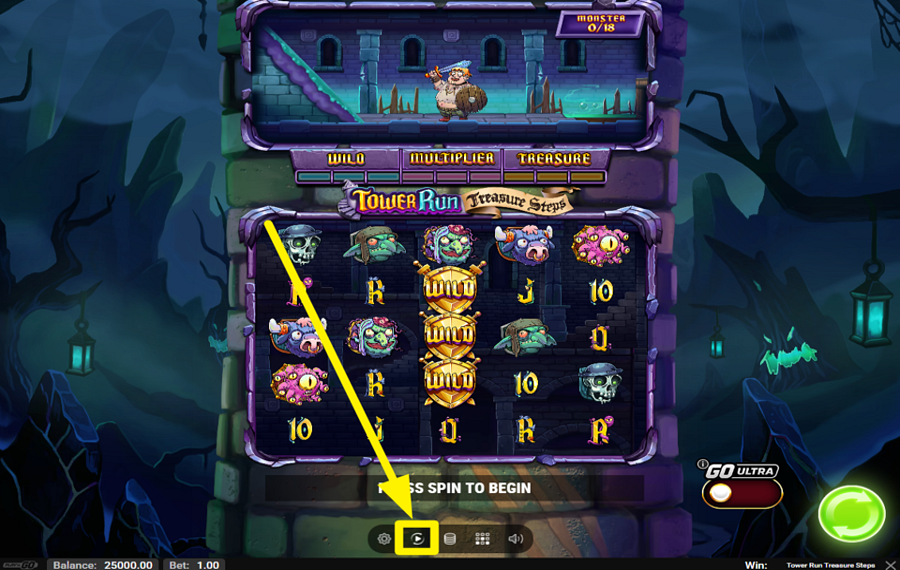 Tower Run Treasure Steps ВКЛЮЧИТЬ АВТОВОСПРОИЗВЕДЕНИЕ.