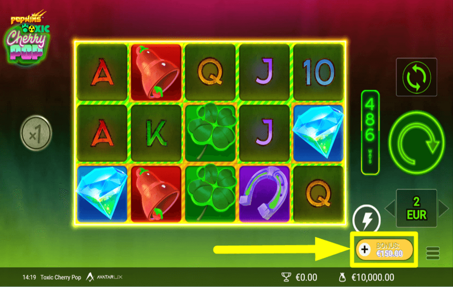 Toxic CherryPop SHOP FOR THE BONUS.