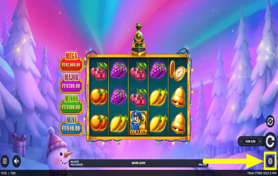 Train Strike Hold and Win CONSIDER EXTRA BETS.