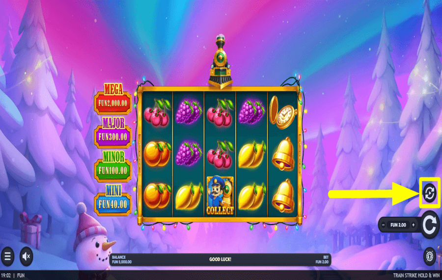 Train Strike Hold and Win CONTINUE AUTOMATICALLY.