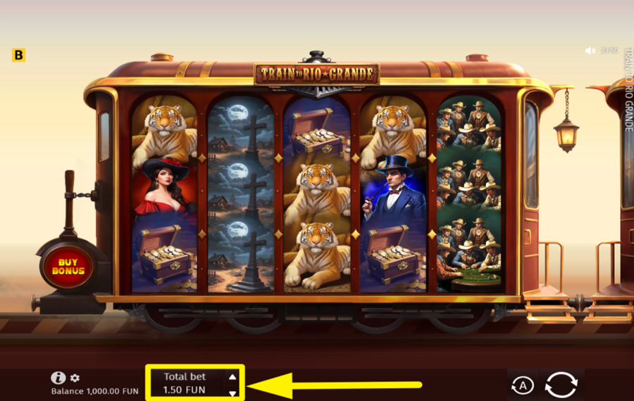 Train to Rio Grande AJUSTEZ LE MONTANT DE VOTRE PARI.